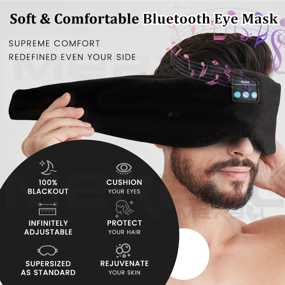 Masque de Sommeil Bluetooth – Musique & Détente