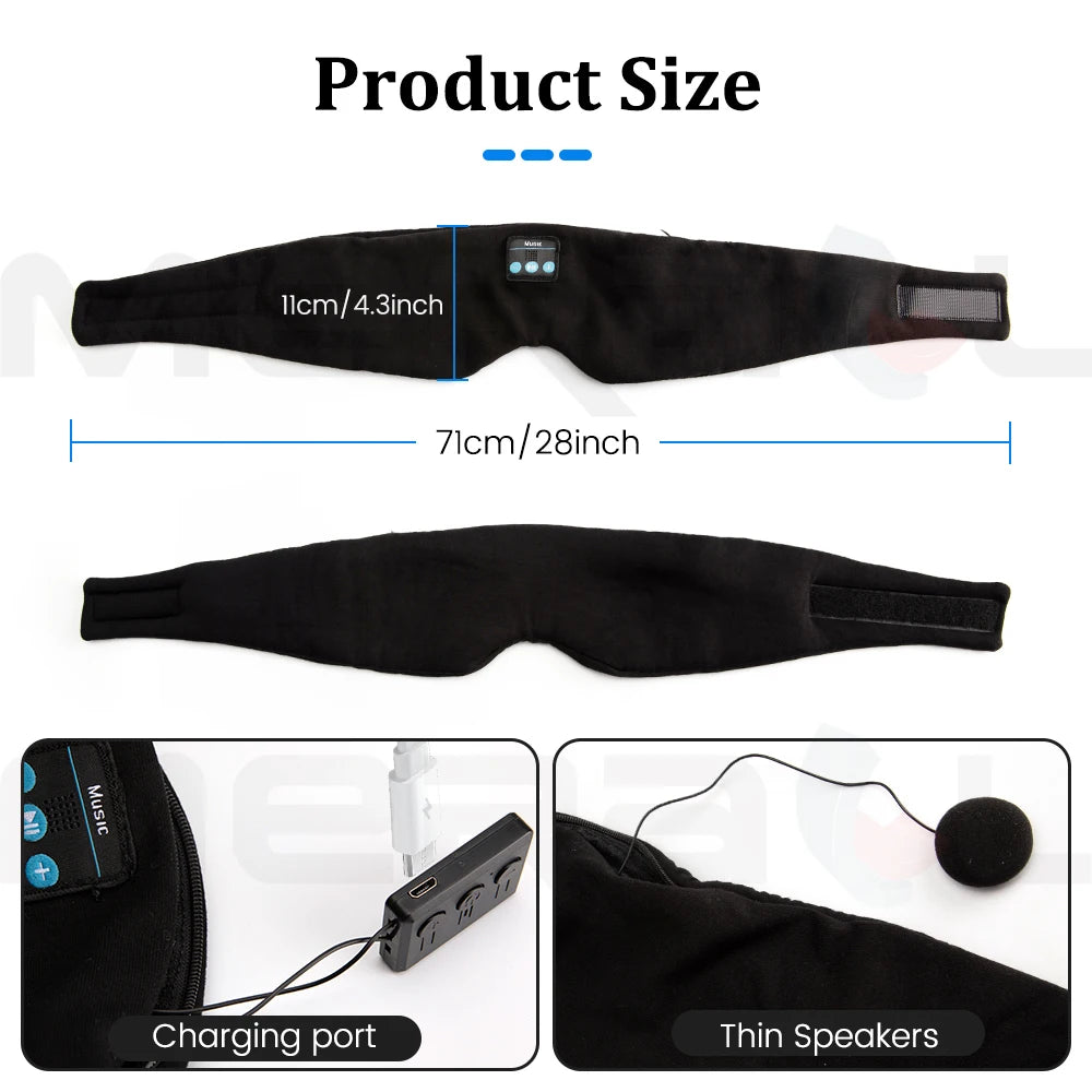 Masque de Sommeil Bluetooth – Musique & Détente